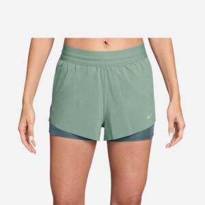 Short de course Swift à taille mi-haute 2-en-1